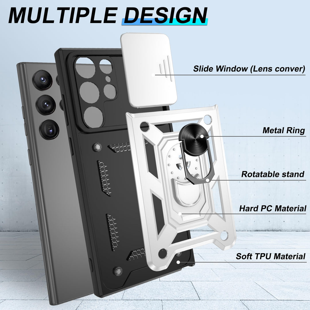 Galaxy S21 Defender Case with 360° Kickstand & Cover - DOKUTRONIX