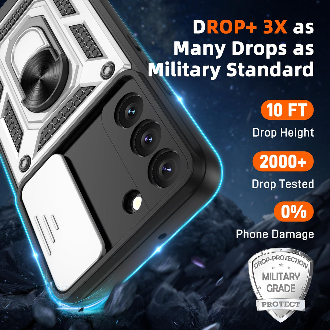 Galaxy S21 Defender Case with 360° Kickstand & Cover - DOKUTRONIX