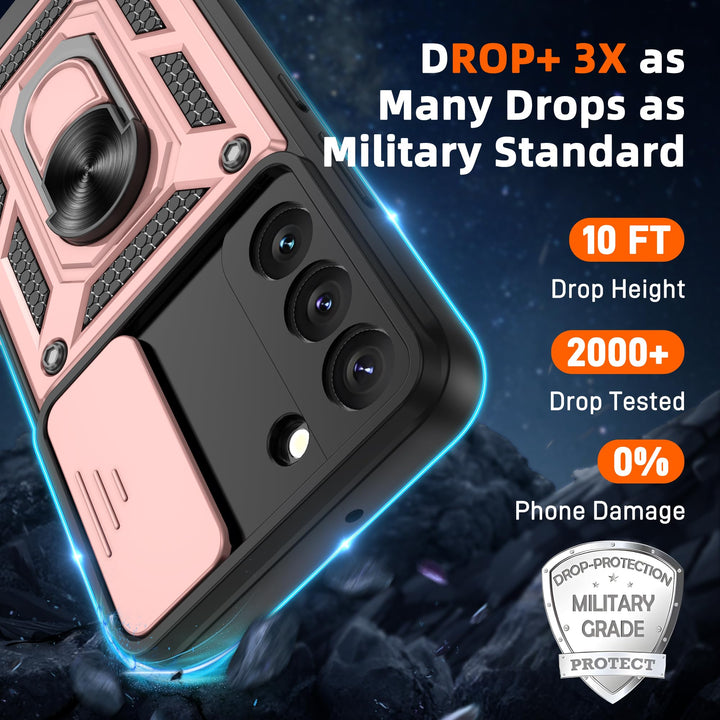 Galaxy S21 Defender Case with 360° Kickstand & Cover - DOKUTRONIX