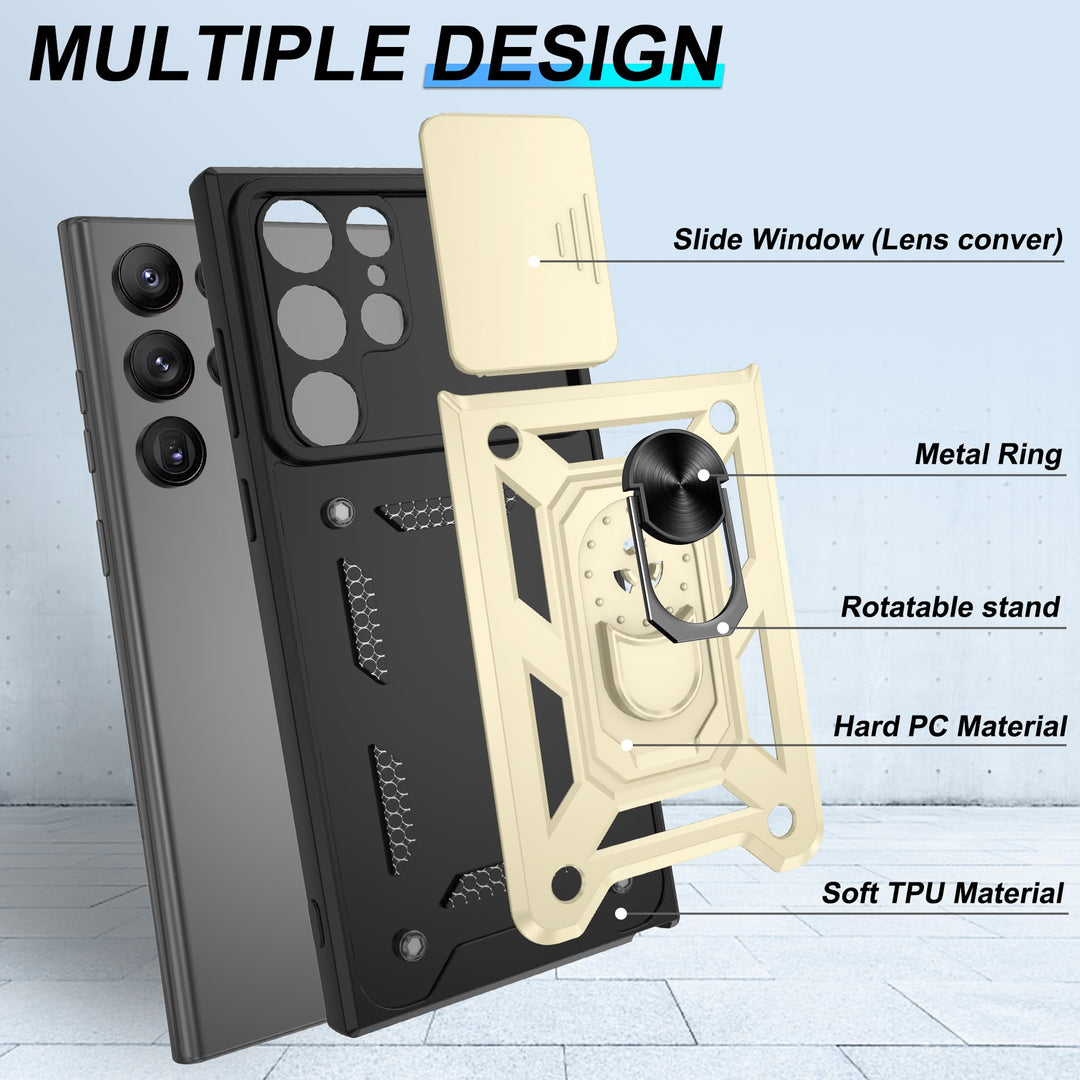 Galaxy S21 Defender Case with 360° Kickstand & Cover - DOKUTRONIX