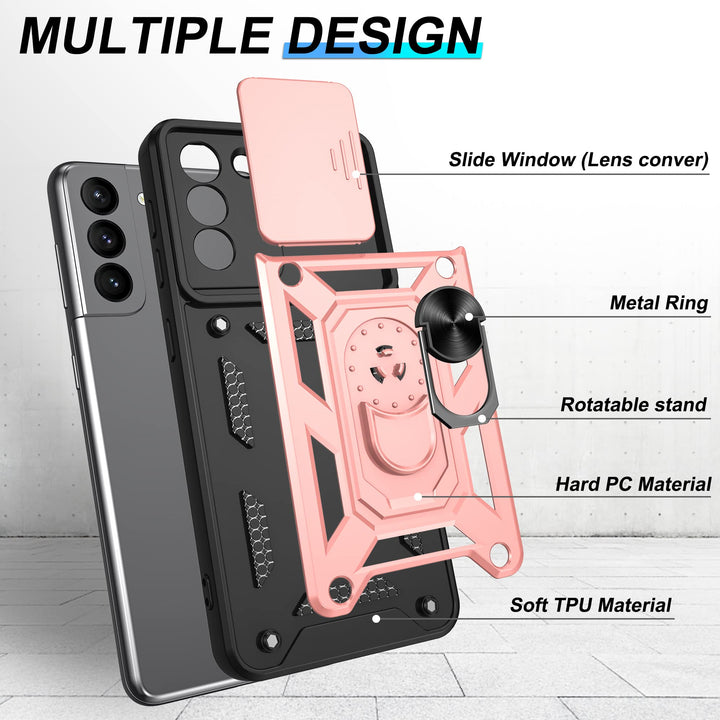 Galaxy S21 Defender Case with 360° Kickstand & Cover - DOKUTRONIX