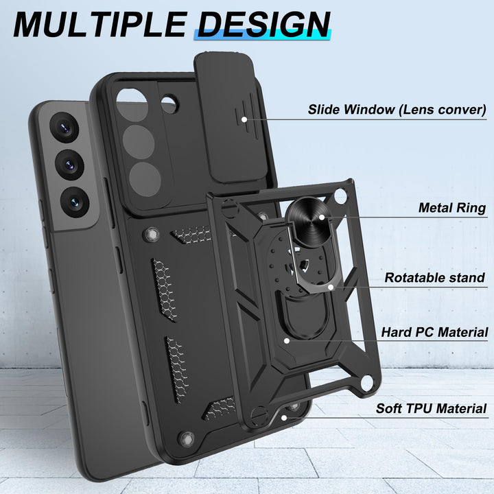 Galaxy S21 Defender Case with 360° Kickstand & Cover - DOKUTRONIX