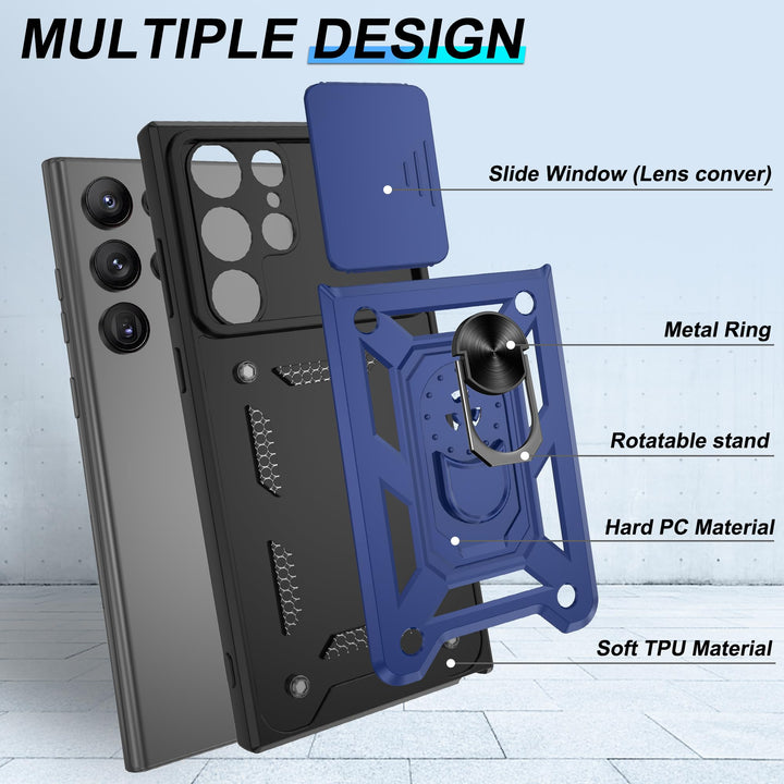 Galaxy S21 Defender Case with 360° Kickstand & Cover - DOKUTRONIX
