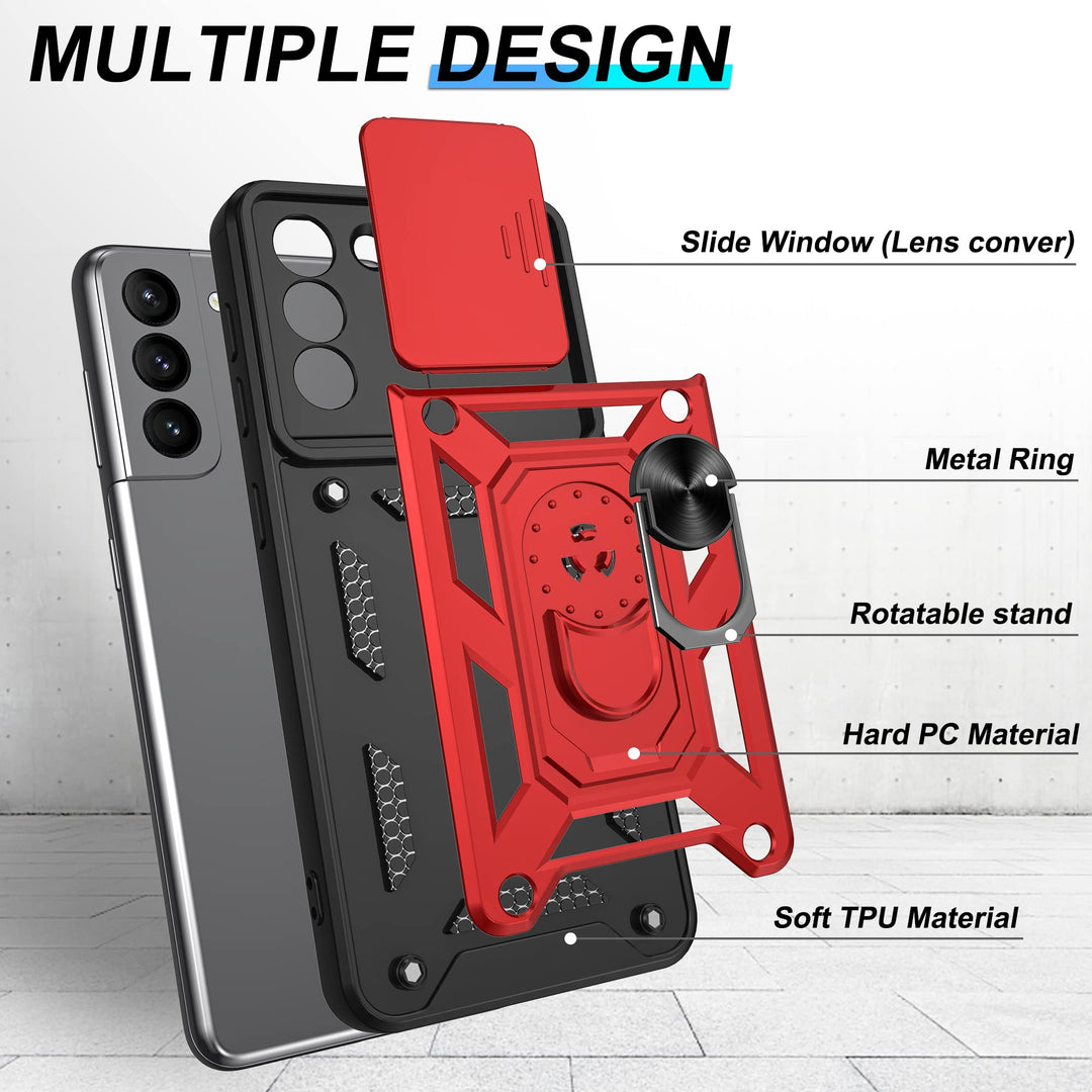 Galaxy S21 Defender Case with 360° Kickstand & Cover - DOKUTRONIX
