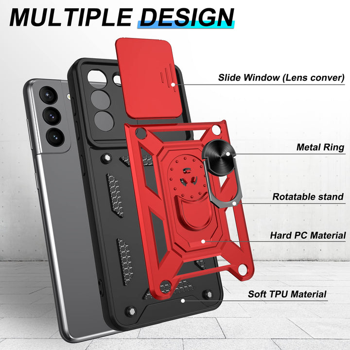 Galaxy S21 Defender Case with 360° Kickstand & Cover - DOKUTRONIX