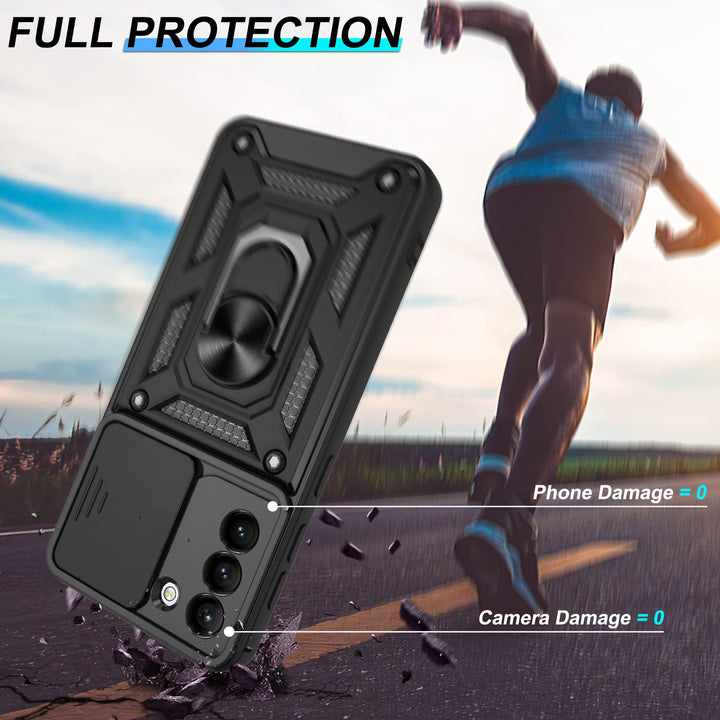 Galaxy S21 Defender Case with 360° Kickstand & Cover - DOKUTRONIX