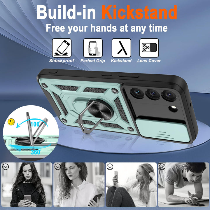 Galaxy S21 Defender Case with 360° Kickstand & Cover - DOKUTRONIX