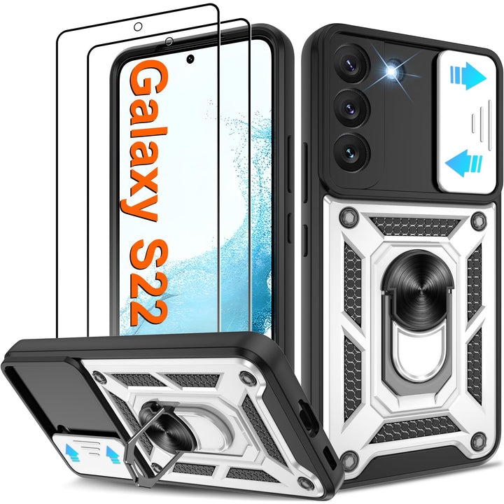 Galaxy S21 Defender Case with 360° Kickstand & Cover - DOKUTRONIX