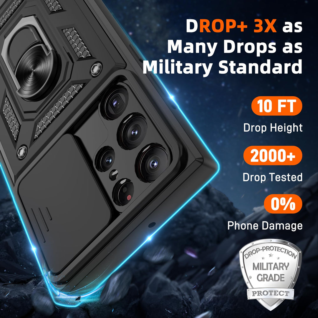 Galaxy S21 Defender Case with 360° Kickstand & Cover - DOKUTRONIX
