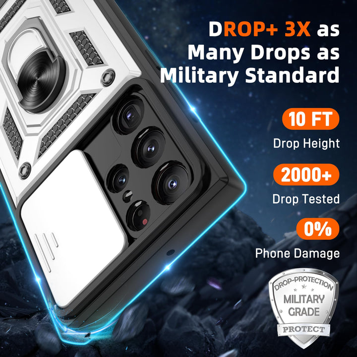 Galaxy S21 Defender Case with 360° Kickstand & Cover - DOKUTRONIX