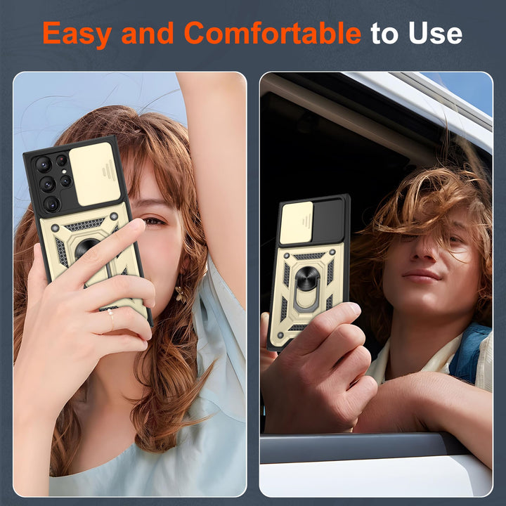 Galaxy S21 Defender Case with 360° Kickstand & Cover - DOKUTRONIX