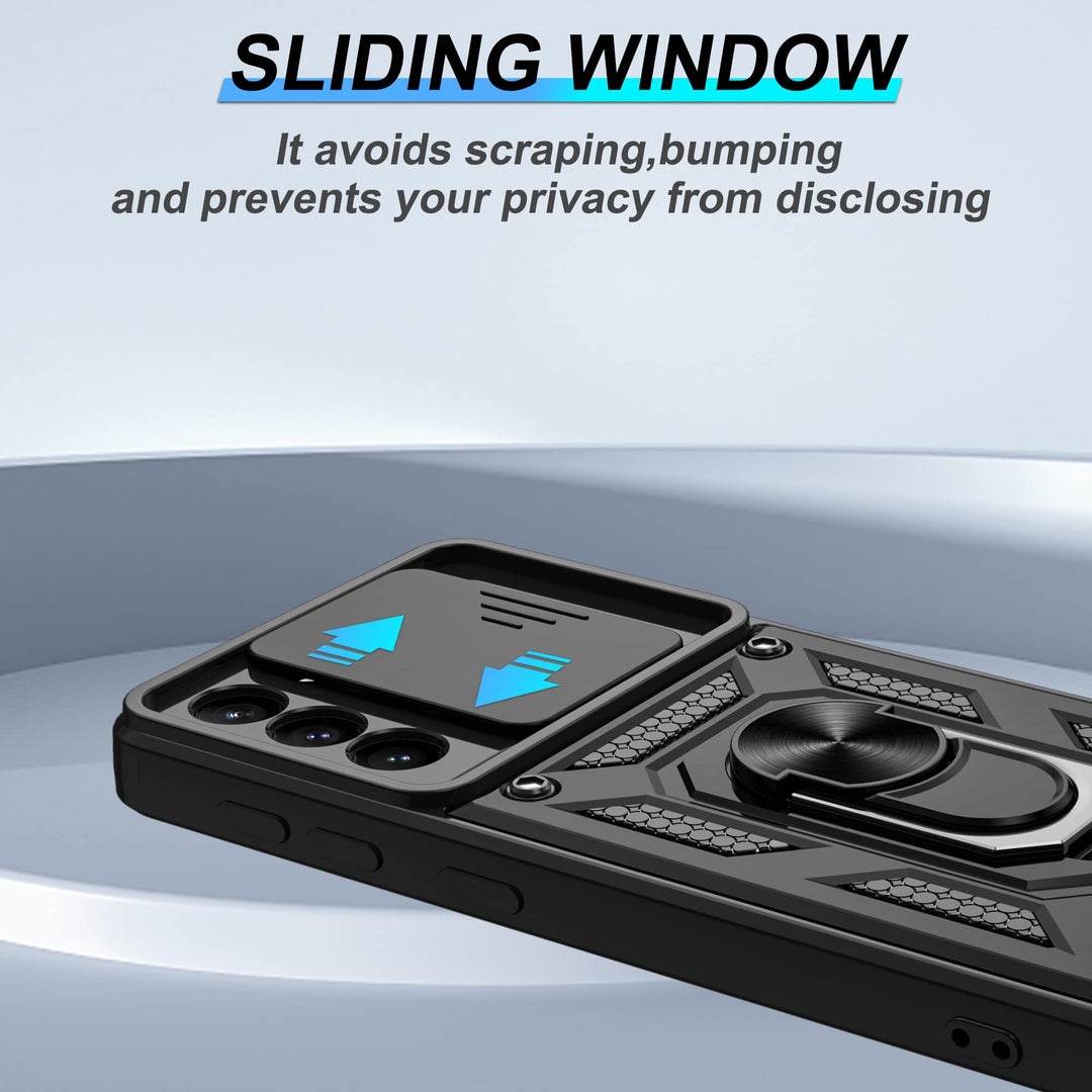Galaxy S21 Defender Case with 360° Kickstand & Cover - DOKUTRONIX