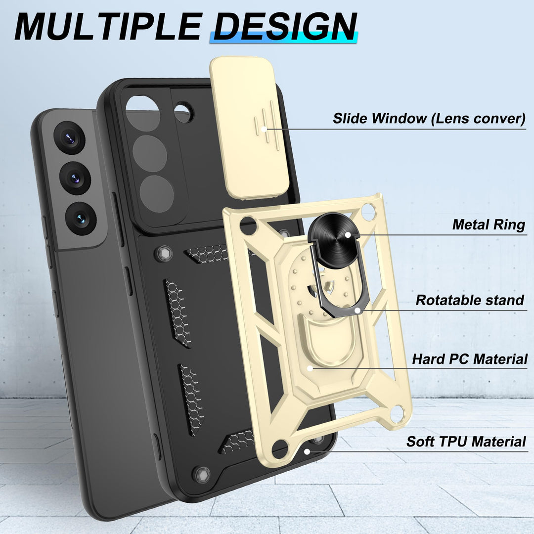 Galaxy S21 Defender Case with 360° Kickstand & Cover - DOKUTRONIX