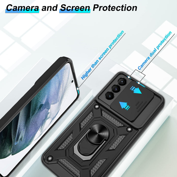 Galaxy S21 Defender Case with 360° Kickstand & Cover - DOKUTRONIX