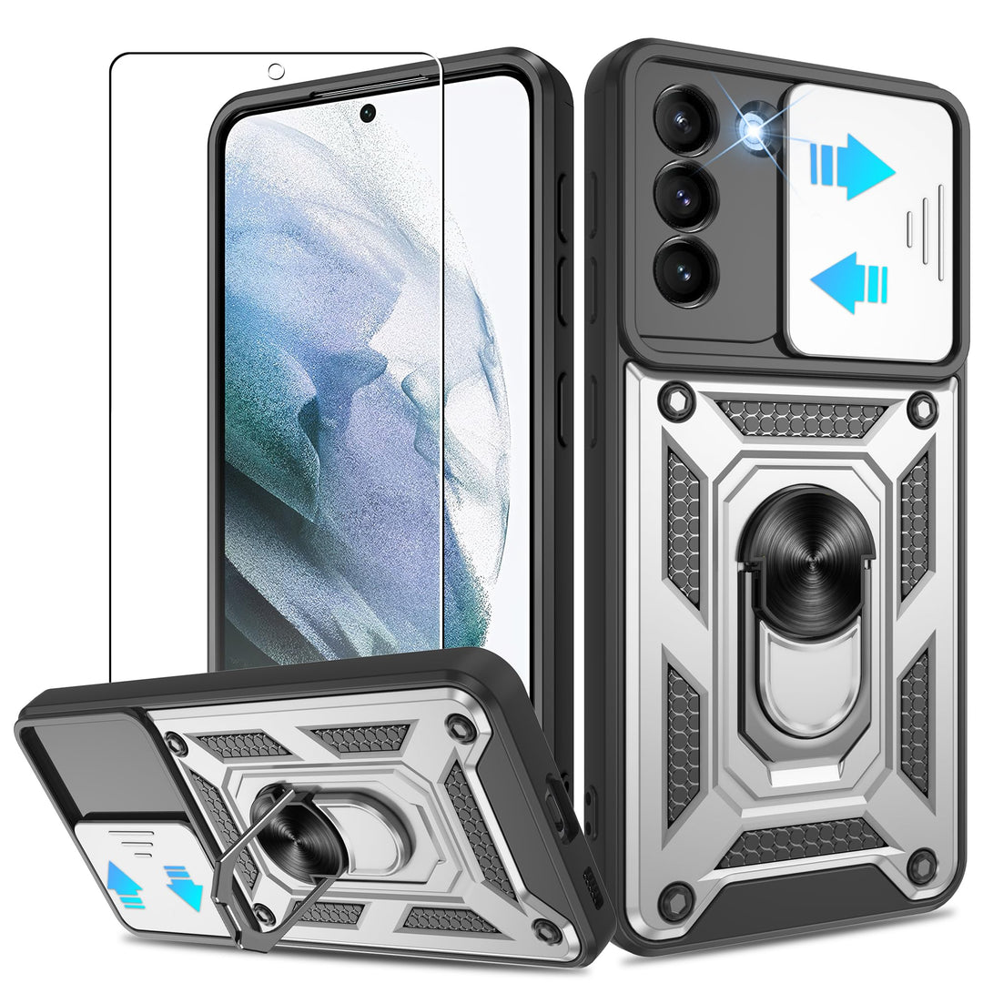 Galaxy S21 Defender Case with 360° Kickstand & Cover - DOKUTRONIX