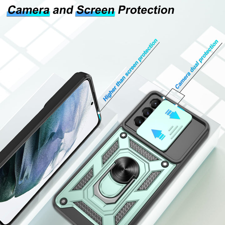 Galaxy S21 Defender Case with 360° Kickstand & Cover - DOKUTRONIX