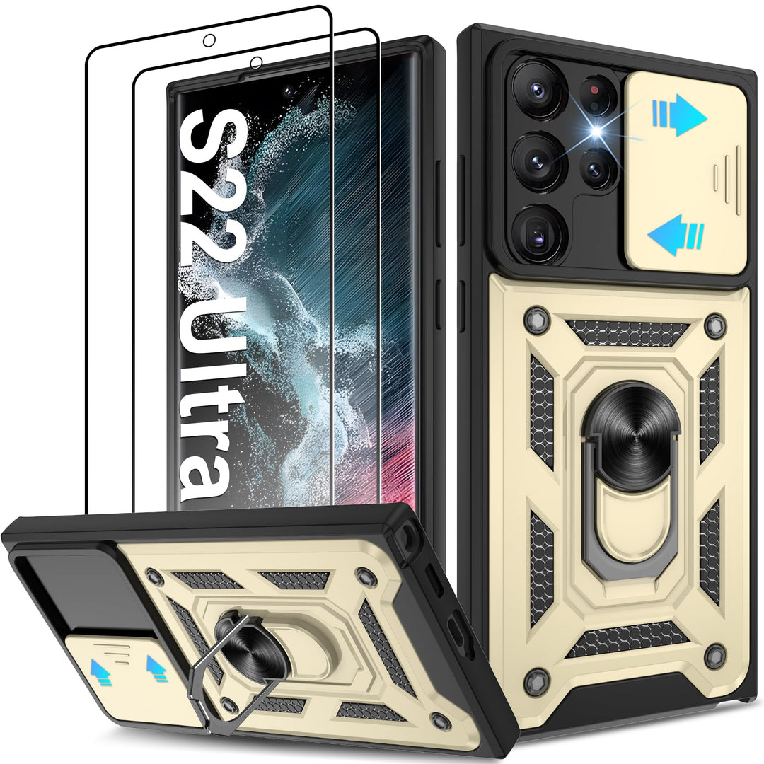 Galaxy S21 Defender Case with 360° Kickstand & Cover - DOKUTRONIX
