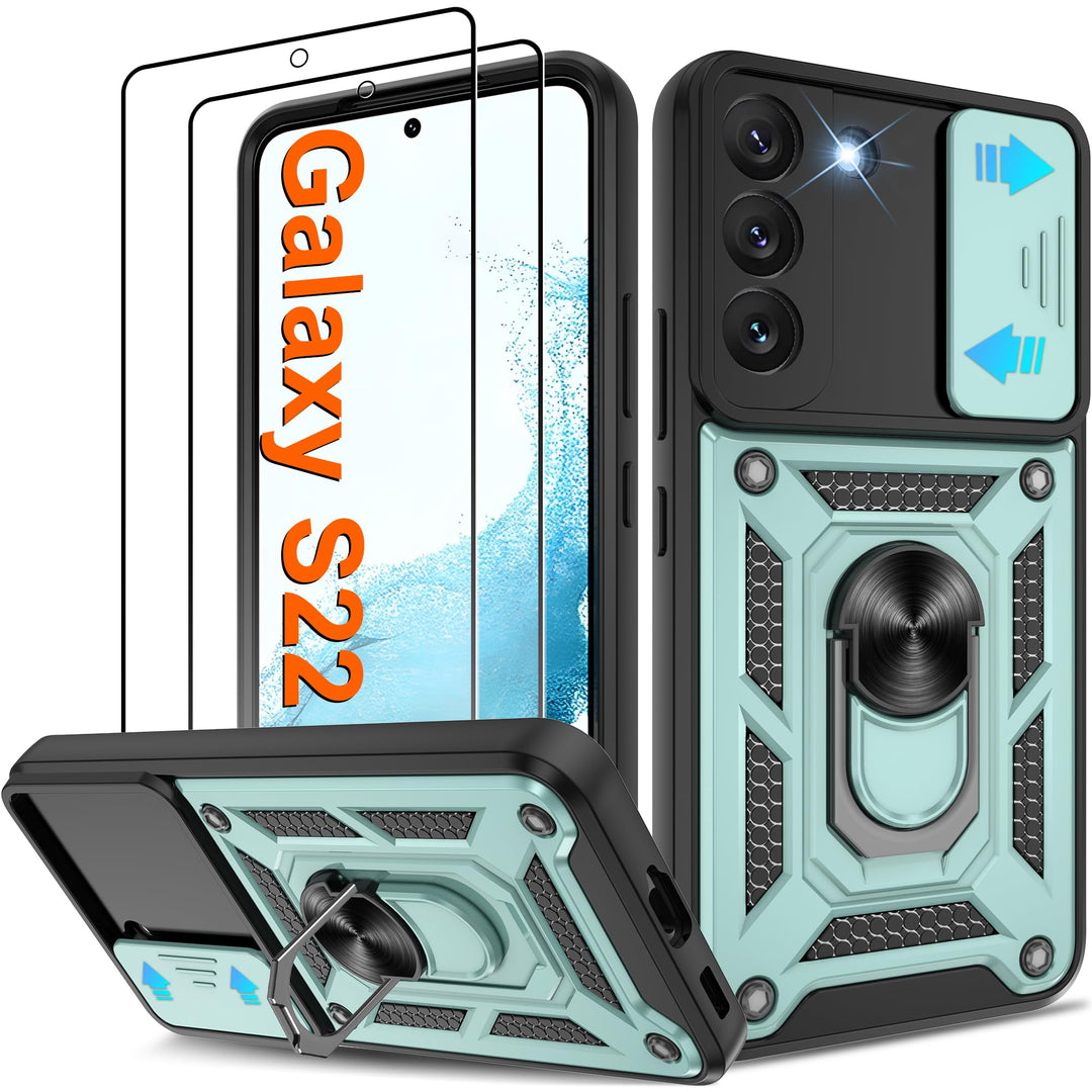 Galaxy S21 Defender Case with 360° Kickstand & Cover - DOKUTRONIX