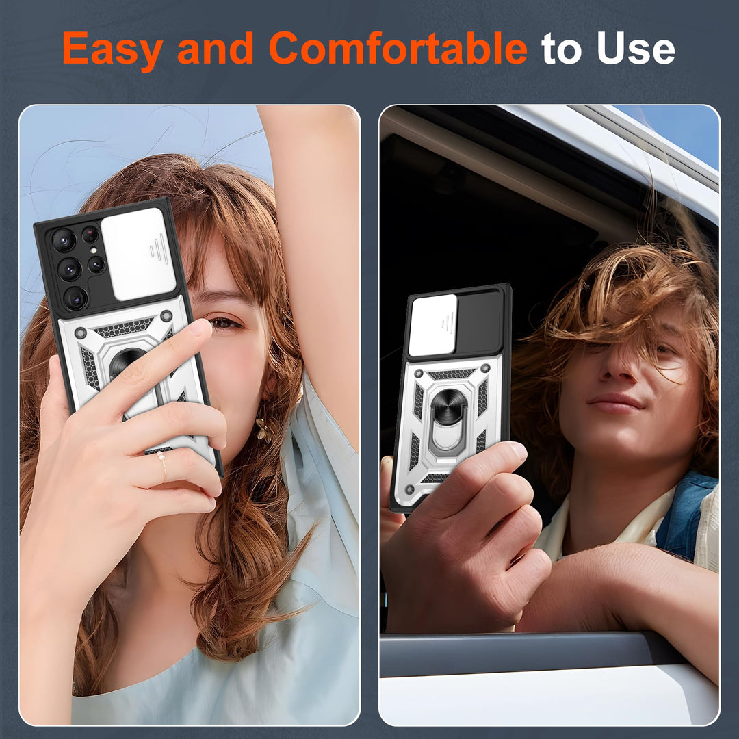 Galaxy S21 Defender Case with 360° Kickstand & Cover - DOKUTRONIX