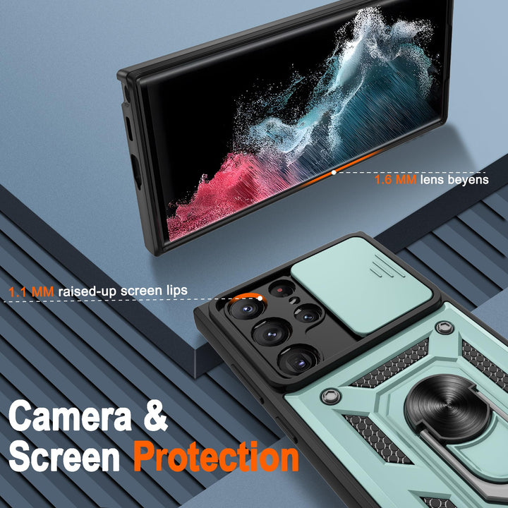 Galaxy S21 Defender Case with 360° Kickstand & Cover - DOKUTRONIX