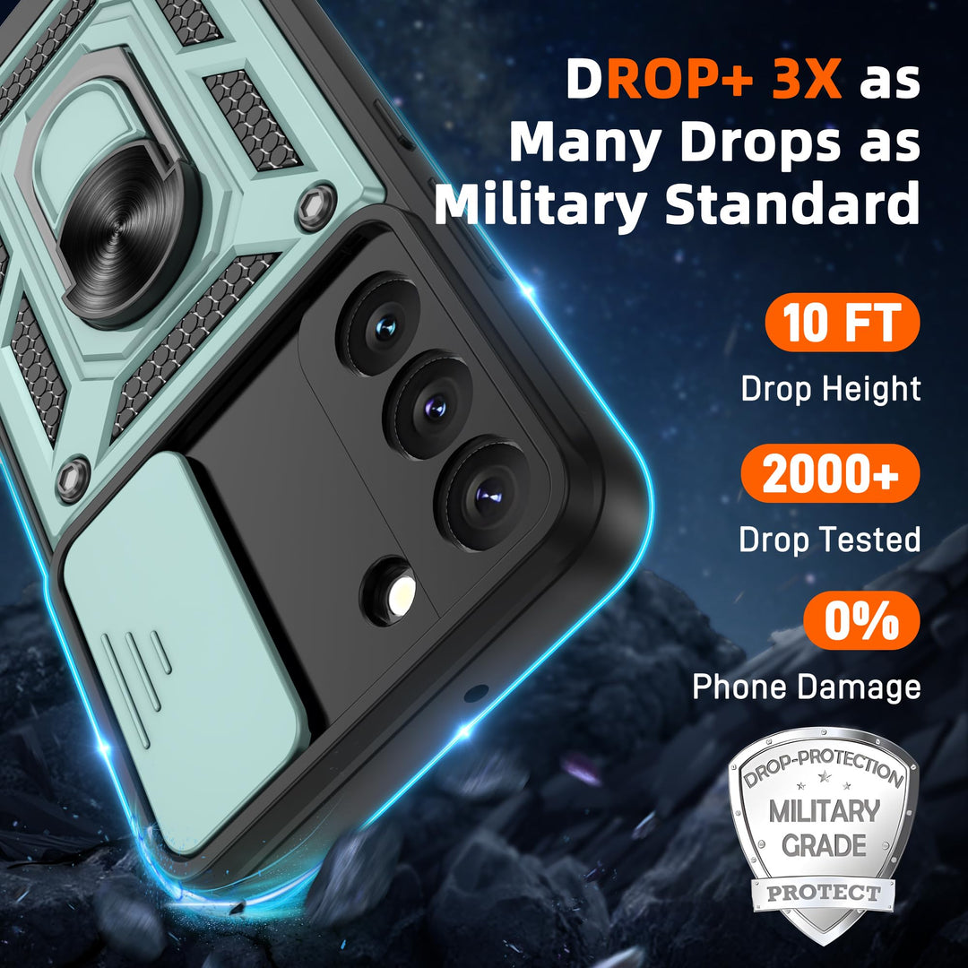 Galaxy S21 Defender Case with 360° Kickstand & Cover - DOKUTRONIX