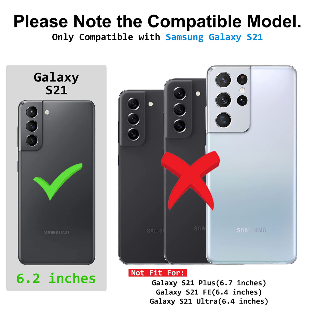 Galaxy S21 Defender Case with 360° Kickstand & Cover - DOKUTRONIX