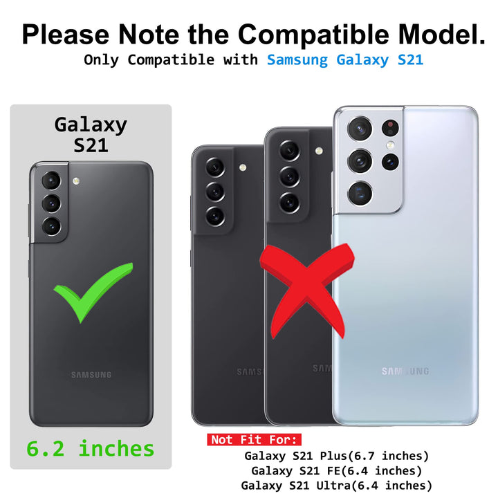 Galaxy S21 Defender Case with 360° Kickstand & Cover - DOKUTRONIX