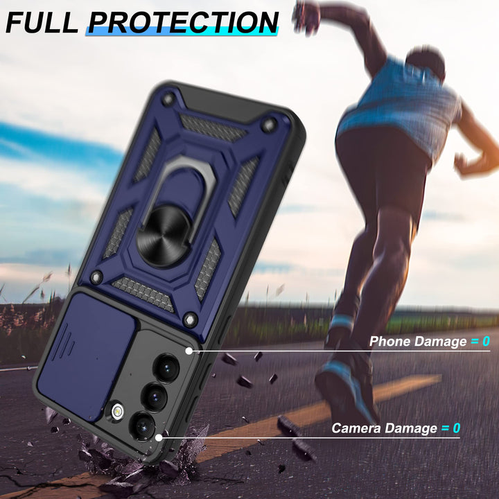 Galaxy S21 Defender Case with 360° Kickstand & Cover - DOKUTRONIX