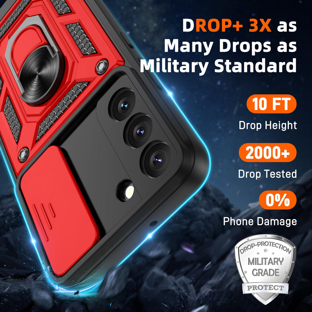 Galaxy S21 Defender Case with 360° Kickstand & Cover - DOKUTRONIX