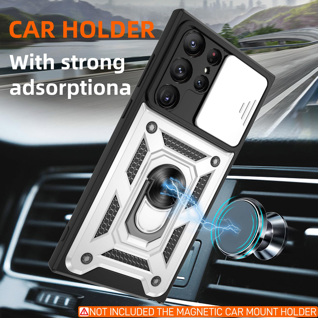 Galaxy S21 Defender Case with 360° Kickstand & Cover - DOKUTRONIX