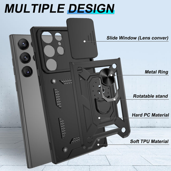 Galaxy S21 Defender Case with 360° Kickstand & Cover - DOKUTRONIX