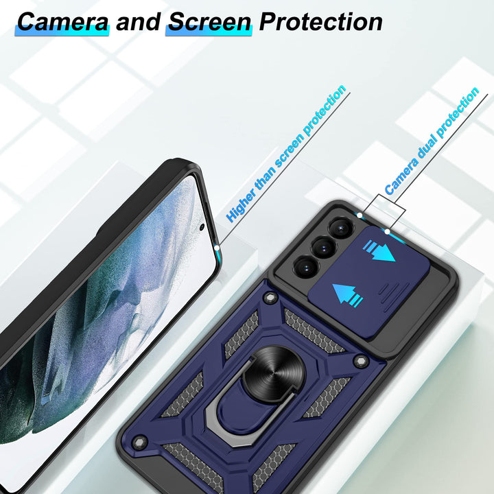 Galaxy S21 Defender Case with 360° Kickstand & Cover - DOKUTRONIX