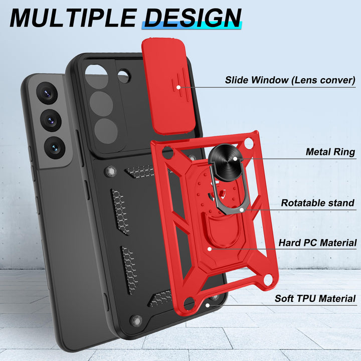 Galaxy S21 Defender Case with 360° Kickstand & Cover - DOKUTRONIX