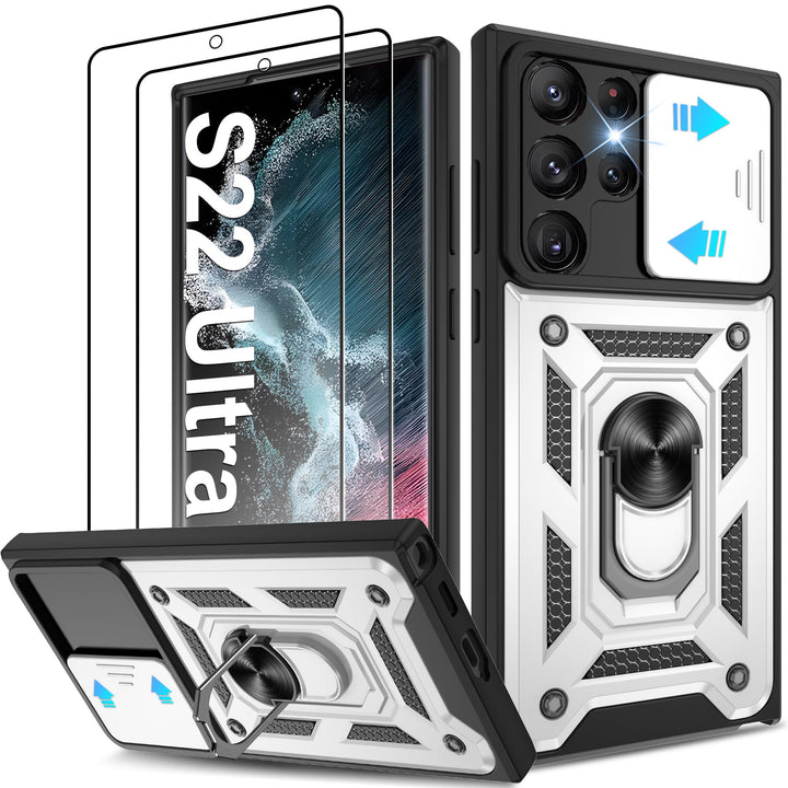 Galaxy S21 Defender Case with 360° Kickstand & Cover - DOKUTRONIX