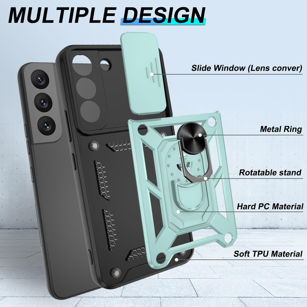 Galaxy S21 Defender Case with 360° Kickstand & Cover - DOKUTRONIX