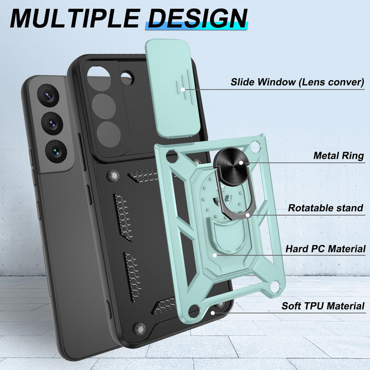 Galaxy S21 Defender Case with 360° Kickstand & Cover - DOKUTRONIX
