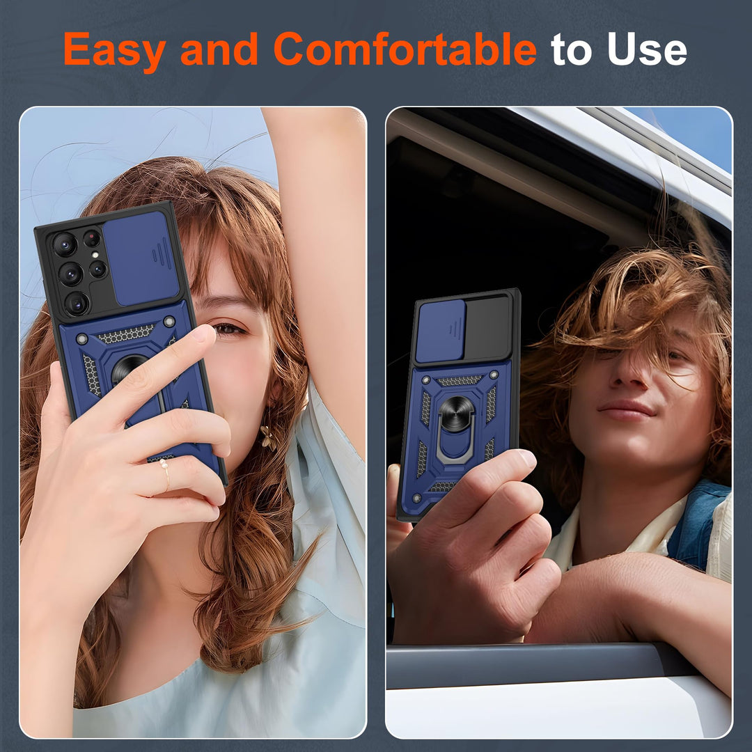 Galaxy S21 Defender Case with 360° Kickstand & Cover - DOKUTRONIX