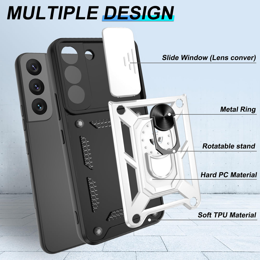 Galaxy S21 Defender Case with 360° Kickstand & Cover - DOKUTRONIX