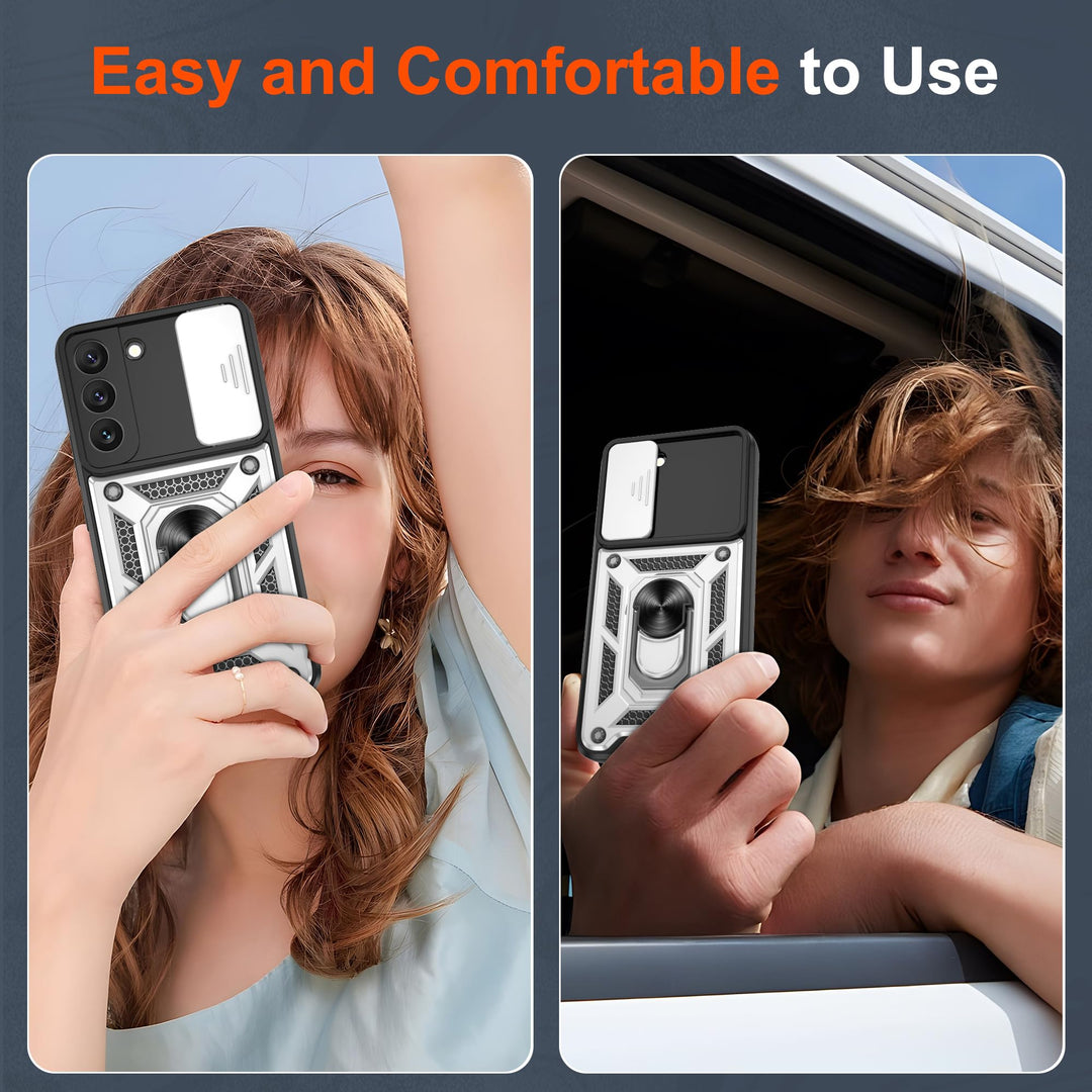 Galaxy S21 Defender Case with 360° Kickstand & Cover - DOKUTRONIX