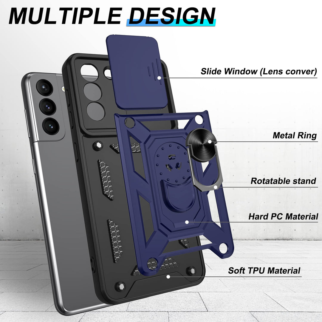 Galaxy S21 Defender Case with 360° Kickstand & Cover - DOKUTRONIX