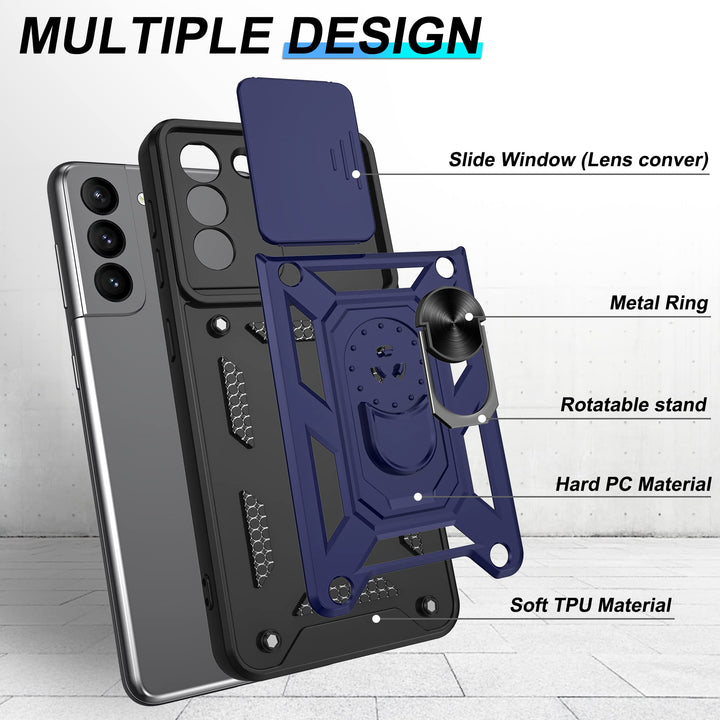 Galaxy S21 Defender Case with 360° Kickstand & Cover - DOKUTRONIX