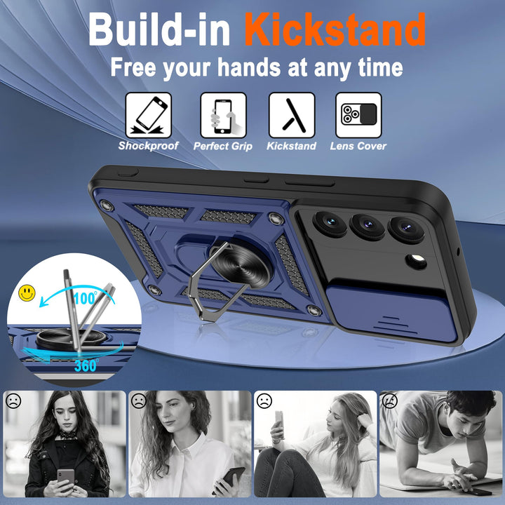 Galaxy S21 Defender Case with 360° Kickstand & Cover - DOKUTRONIX