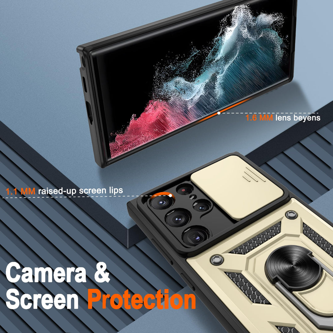Galaxy S21 Defender Case with 360° Kickstand & Cover - DOKUTRONIX