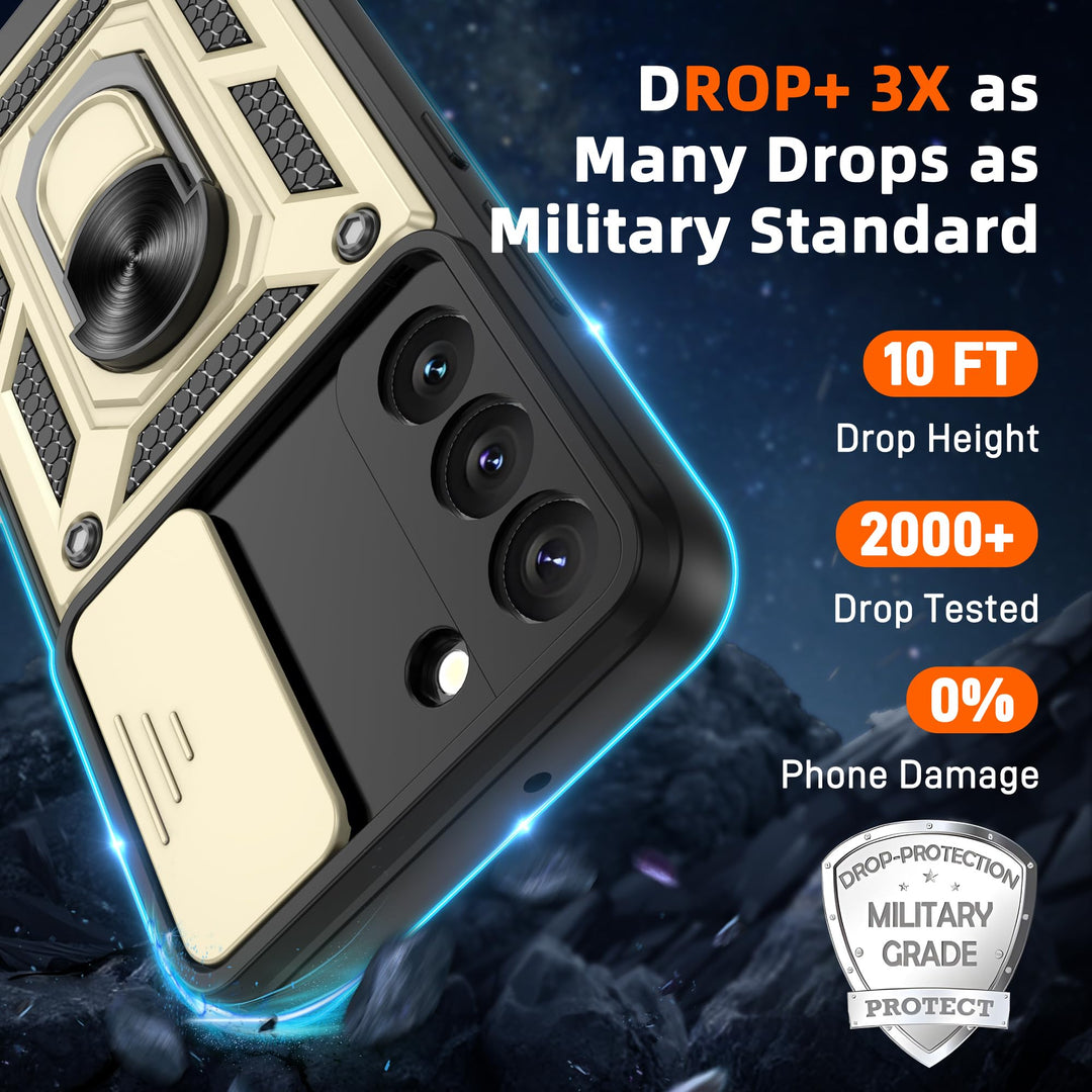 Galaxy S21 Defender Case with 360° Kickstand & Cover - DOKUTRONIX