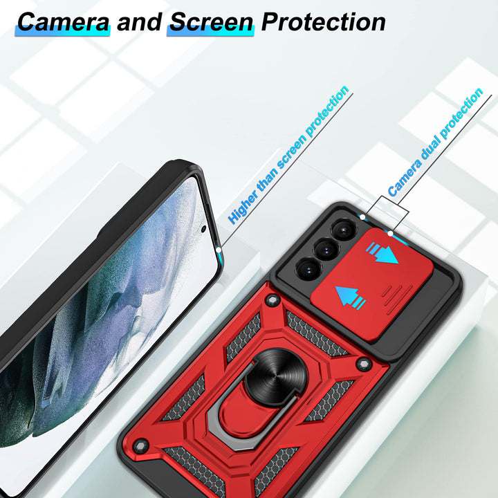 Galaxy S21 Defender Case with 360° Kickstand & Cover - DOKUTRONIX