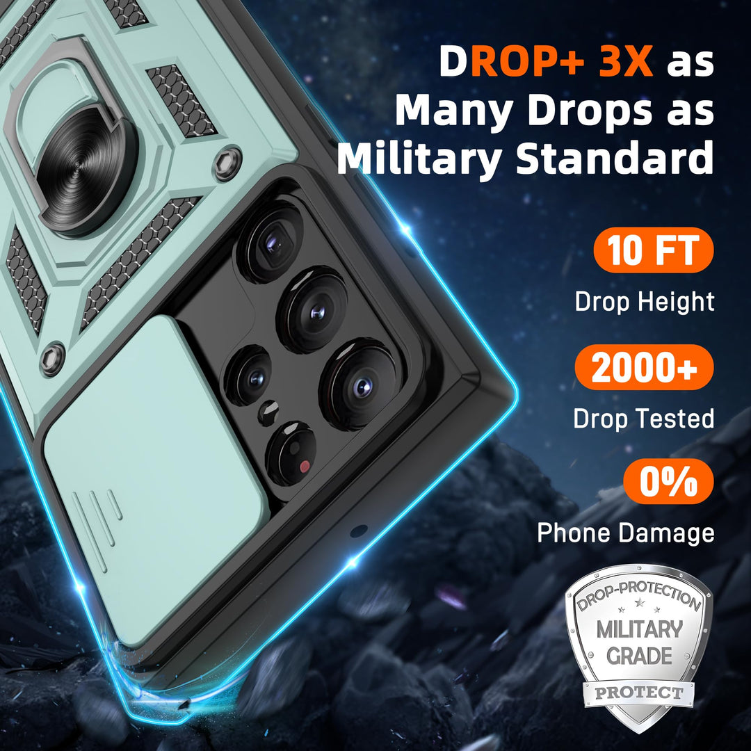 Galaxy S21 Defender Case with 360° Kickstand & Cover - DOKUTRONIX