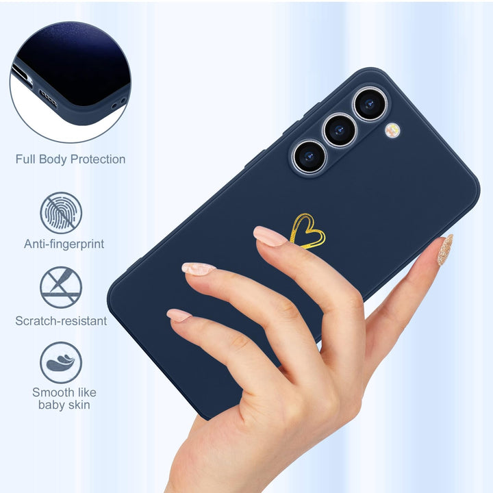 Galaxy S23 Cute Slim Shockproof Case - Blue Grey - DOKUTRONIX