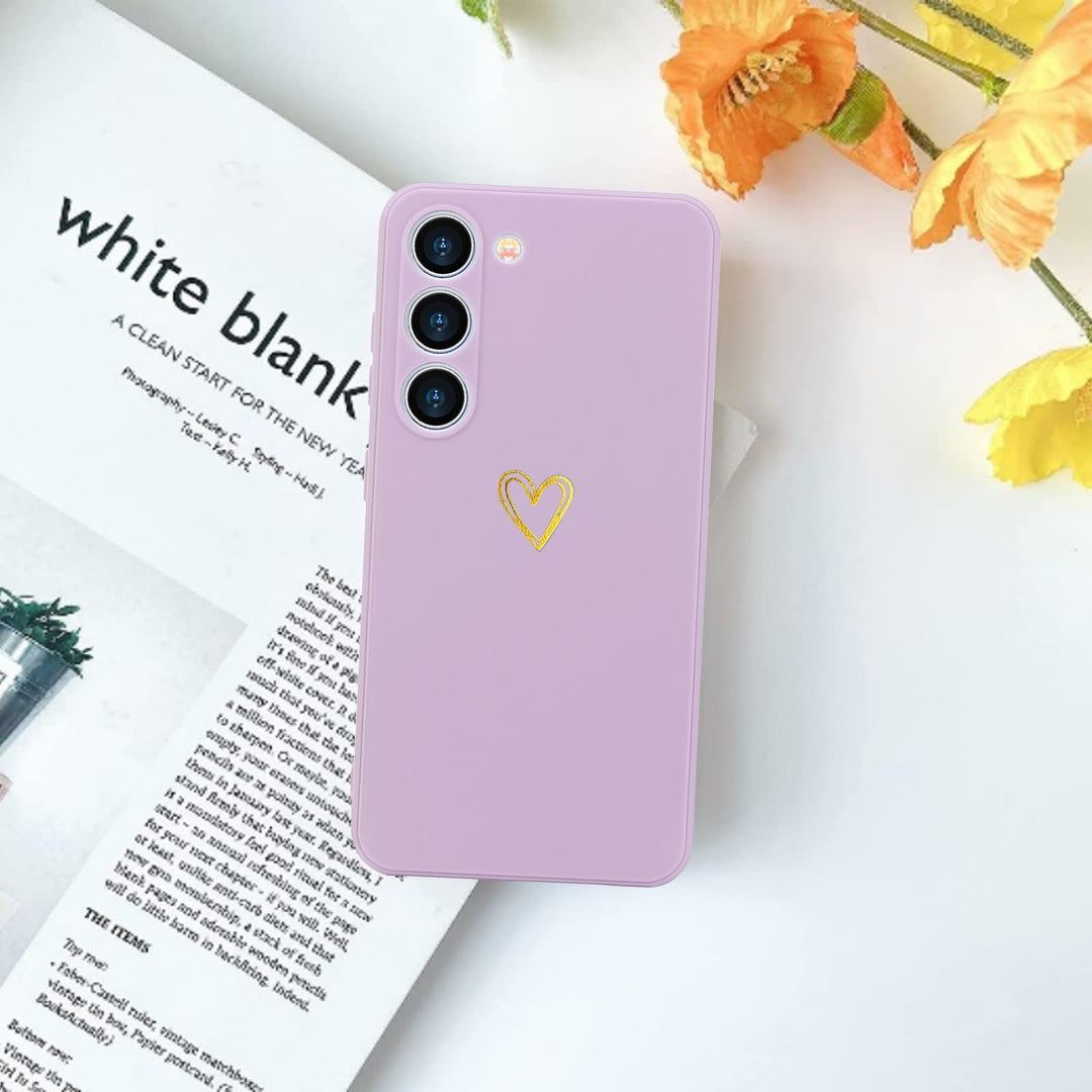 Galaxy S23 Cute Slim Shockproof Case - Blue Grey - DOKUTRONIX
