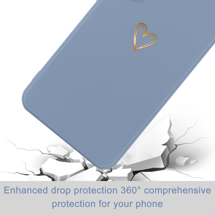 Galaxy S23 Cute Slim Shockproof Case - Blue Grey - DOKUTRONIX
