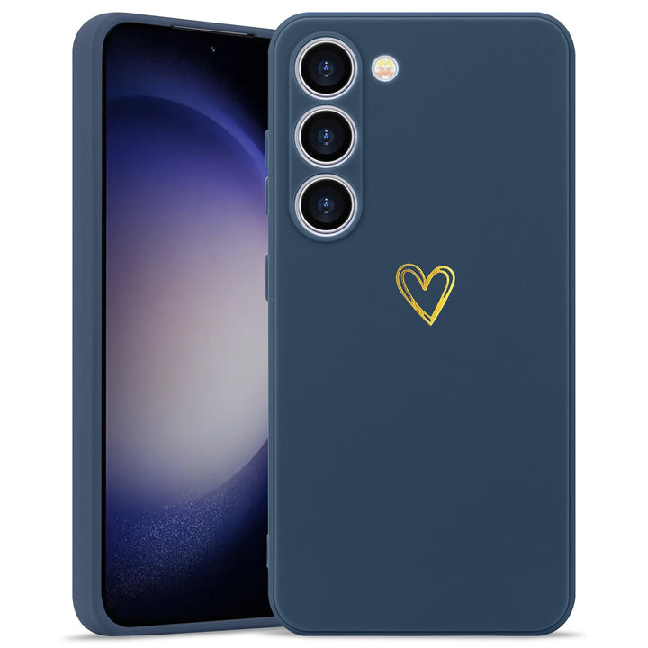 Galaxy S23 Cute Slim Shockproof Case - Blue Grey - DOKUTRONIX
